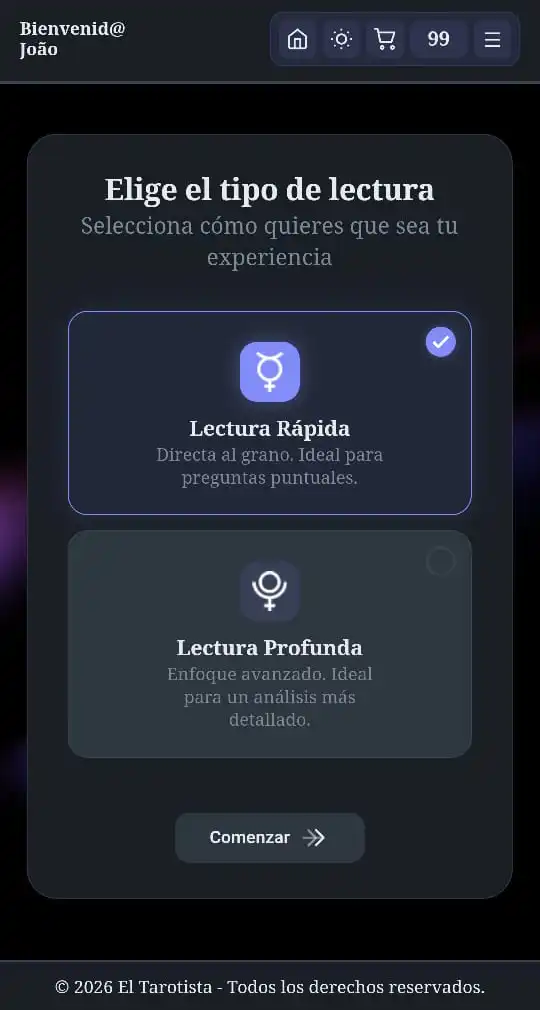 Lectura Rápida iTarot con Mercurius